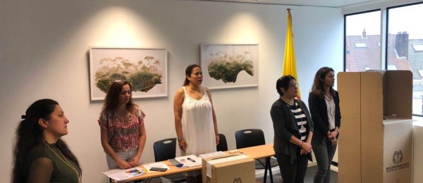 Iniciaron elecciones presidenciales en el Consulado de Colombia en Bruselas