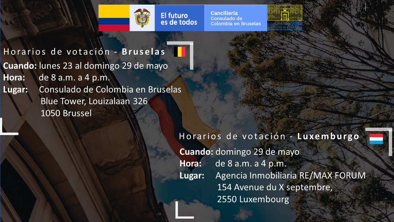 Sedes y horarios de las votaciones Presidenciales del año 2022