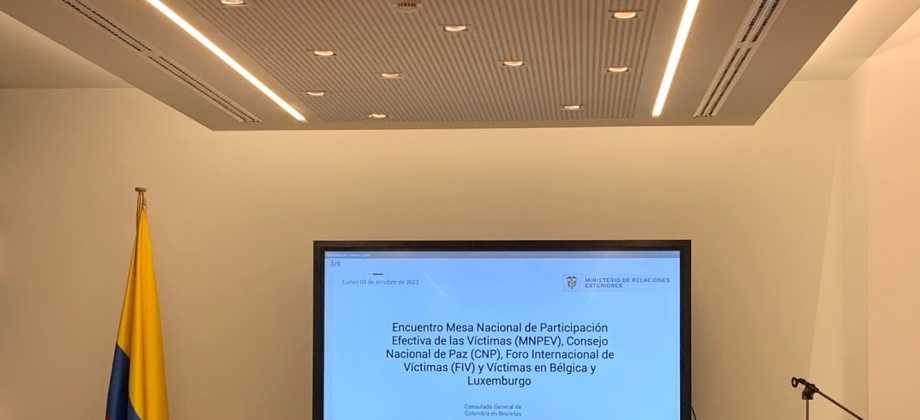 Encuentro Mesa Nacional de Participación Efectiva de las Víctimas, Consejo Nacional de Paz , Foro Internacional de Víctimas y Víctimas en Bélgica y Luxemburgo