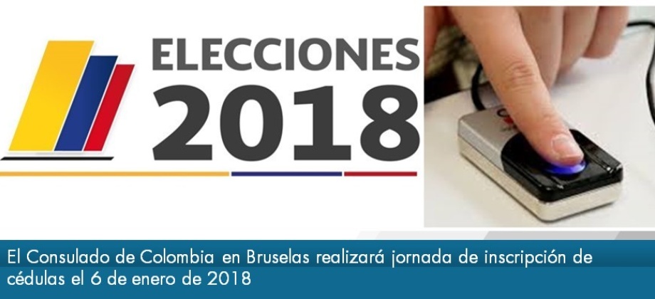 El Consulado de Colombia en Bruselas realizará jornada de inscripción de cédulas el 6 de enero 