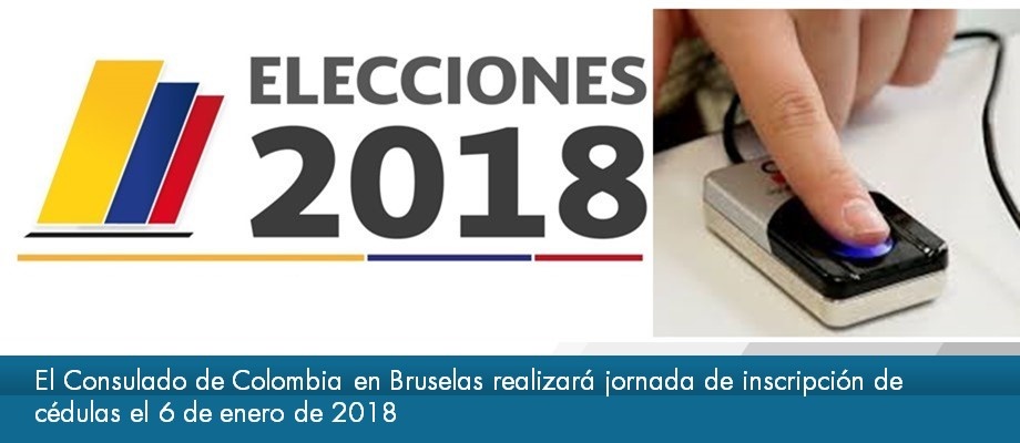 El Consulado de Colombia en Bruselas realizará jornada de inscripción de cédulas el 6 de enero 