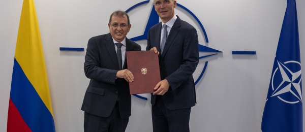 El Embajador colombiano Jorge Rojas Rodríguez presentó sus credenciales al Secretario General de la OTAN, Jens Stoltenberg