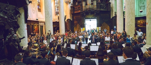 Banda Sinfónica Juvenil de Tibasosa en Bruselas