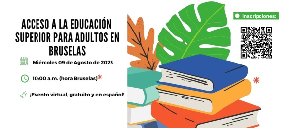 Consulado de Colombia invita a la charla sobre acceso a la educación superior para adultos en Bruselas
